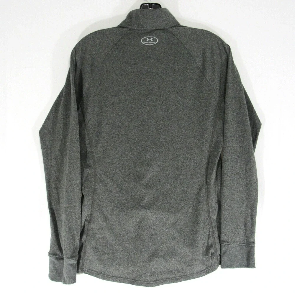 Under Armour Sweatshirt Womens Size Medium Heatgear Loose pullover 1/4 zip Gray‎